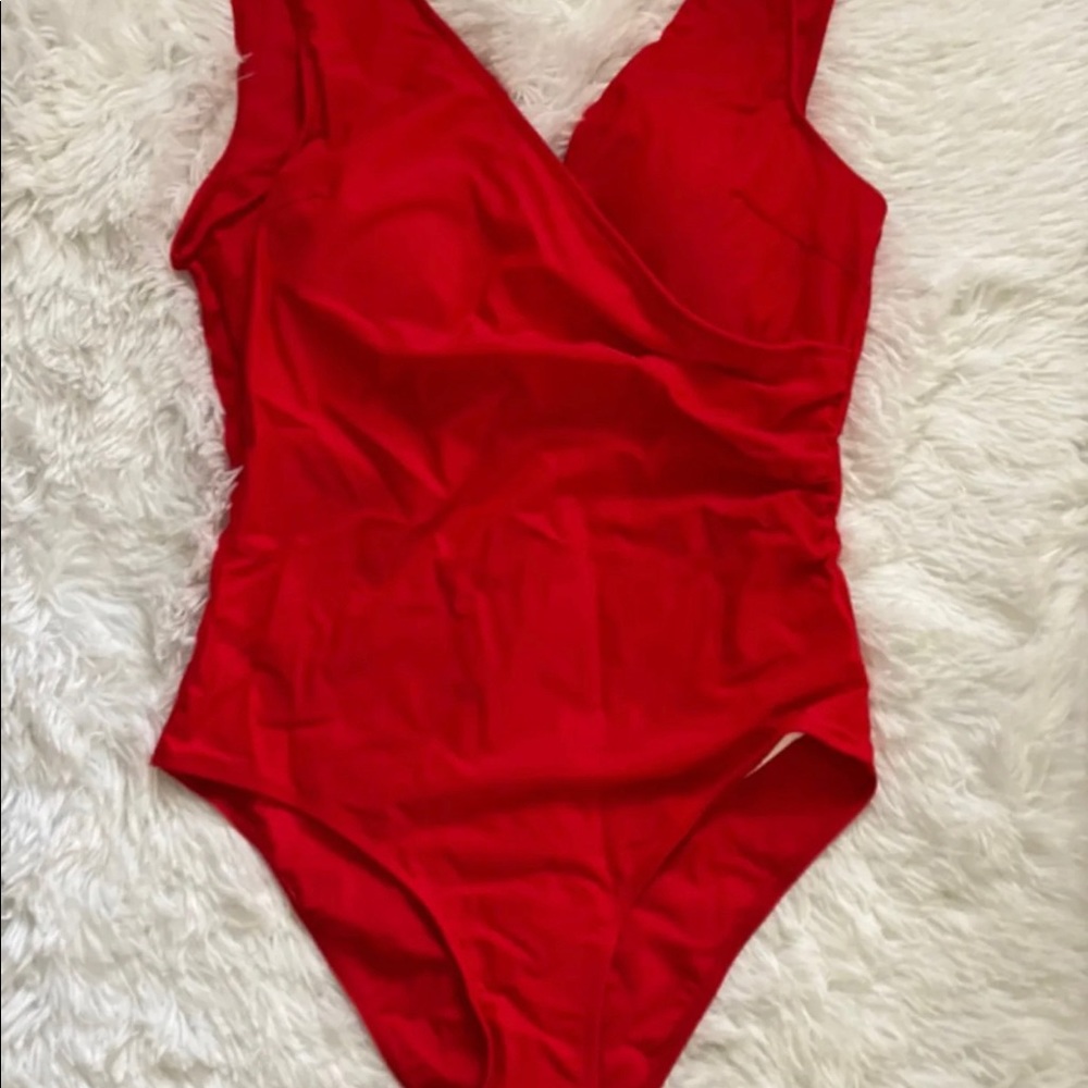 Women’s Ferrari Red One Piece Swimsuit